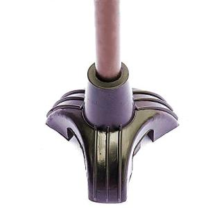 ステッキ 杖 ストック 替えゴム 滑り止め加工 転倒防止 杖先ゴム ステッキ用ゴム 杖用ゴム足 介護杖 19mm用（3足タイプ