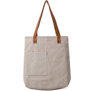 トートバッグ レディース 大容量 縦長 無地 多機能 可愛い キャンバス 肩掛け 手提げ 2WAY SH305