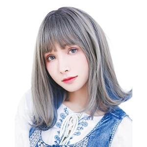 TefuRe インナーカラー ウィッグ ボブ セミロング