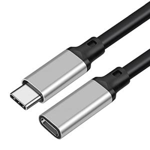 USB type C 延長ケーブルLpoieJun.T (0.2m， グレー) USB 3.1