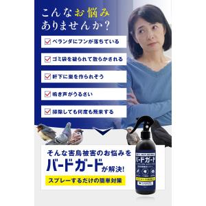 バードガード 300ml 害鳥対策スプレー ハ...の詳細画像2