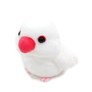 ぬいぐるみ  ビーンドール 白文鳥    BD ナカジマコーポレーション