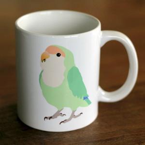 【ことりちゃん】マグカップ　★インコのおとちゃん×ことりちゃん