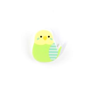 インコクリップ　グリーン　セキセイ　クリックポスト対応　緑　GR