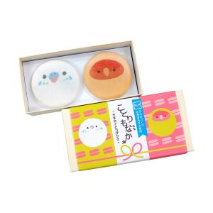 ことりもなか　セキセイ＆コザクラ　　モナカ　ことりカフェ心斎橋　ことりスイーツ