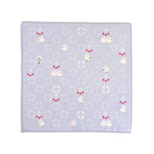 和たおるセミウォッシュ  シマエナガ七宝 グレー  クリックポスト対応  GY タオルハンカチ