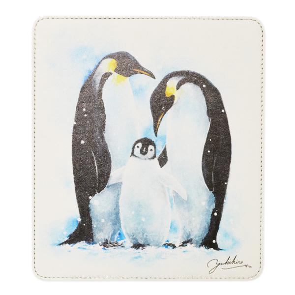 【クリエイティブモーション】水彩画マウスパッド ペンギン ◆ゆうパケット対応◆