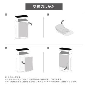 シャンプ 空気清浄機用使い捨てフィルター互換品...の詳細画像5