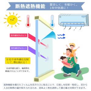 在庫一掃セール 窓フィルム外から見えない マジ...の詳細画像4