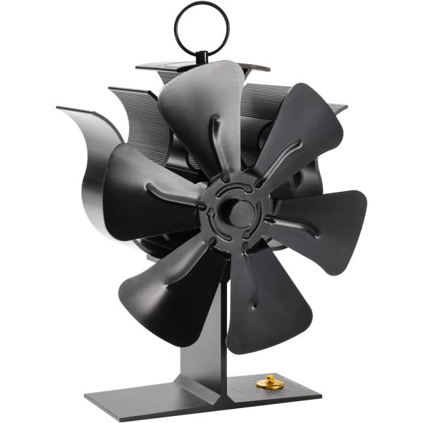 ストーブファン　エコファン　灯油ストーブファン　薪ストーブ　省エネ 電源不要 空気循環 小型 暖炉用...