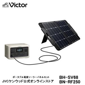 VICTOR ビクター BH-SV68 ポータブルソーラーパネル 最大68W 太陽光