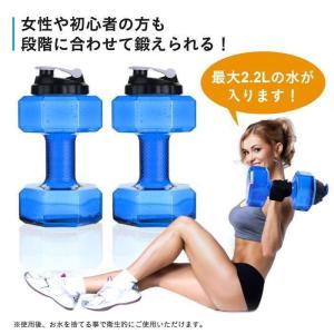 ダンベル ウォーターダンベル コンパクト 水量...の詳細画像5