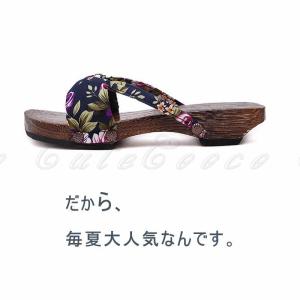 下駄 サンダル レディース 木製 健康ばき 和...の詳細画像4