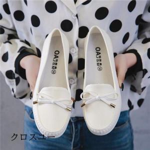 レインシューズ レディース パンプス ローファ...の詳細画像1