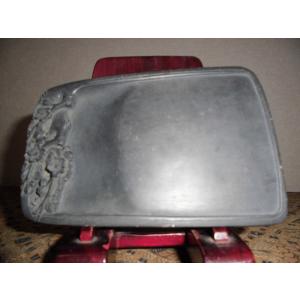 硯（３）花の図（記念入り）