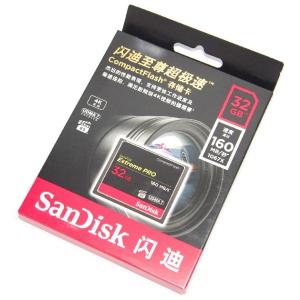 SanDisk サンディスク CF コンパクトフラッシュ Extreme PRO 32GB 海外パッケージ版   160MB/s  UDMA7 4K