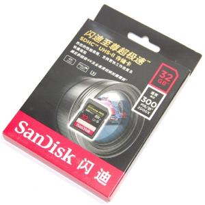 SanDisk サンディスク SDHCカード Extreme PRO  32GB 海外パッケージ版  Class10  UHS-II U3  300MB/s 4K対応