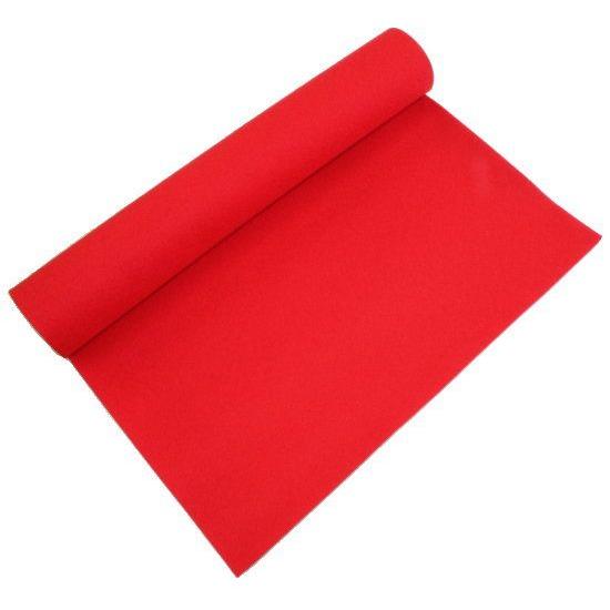 書道下敷 嵯峨毛氈 半切 赤3mm