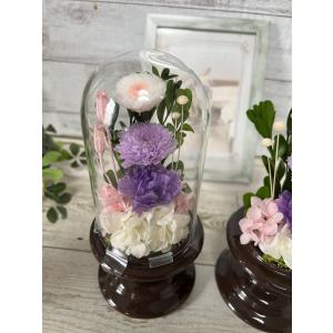 プリザーブドフラワー 仏花 供花 ガラスドーム...の詳細画像4