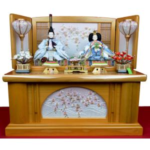 高級雛壇　3段　昭和レトロ　スチール製　ワンタッチ 40号 間口120cm 三段 スチール製 ひな壇 （普及タイプ） 雛人形用 ひな