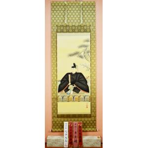 天神様】尺八立『菅原道真公』 川島 麦庵（かわしま ばくあん）画伯