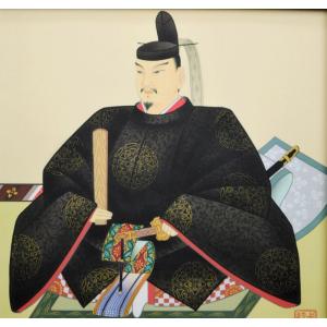【天神様】色紙額 石川 武雄(いしかわ たけお...の詳細画像1