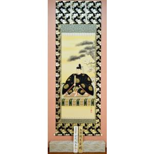 天神様】尺八立『菅原道真公』 戸谷 秀二（とたに しゅうじ）画伯 ※京