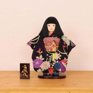 市松人形 齊藤公司作 13号 愛ちゃん 金彩友禅 袴 13d-hakama1-aid