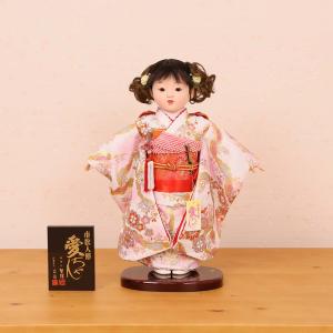 市松人形 齊藤公司作 13号 愛ちゃん 金彩友禅 袴 13d-hakama1-aid