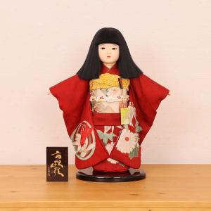 市松人形 齊藤公司作 13号 古布 古代裂 正絹友禅 131400-02a-j 雛人形