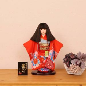 市松人形 齊藤公司作 13号 愛ちゃん 金彩友禅 袴 13d-hakama1-aid