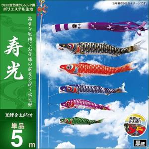 こいのぼり 庭園用 キング印 鯉幟 寿光 紫鯉3m 単品 代引き&熨斗不可