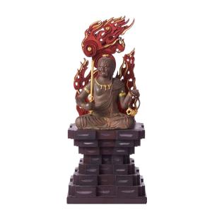 RIYAK リヤク ベーシック 彩色不動明王 LY-BFDSK 木製 仏像 Amazon｜RIYAK リヤク BASIC ベーシック 彩色不動明王座像 LY