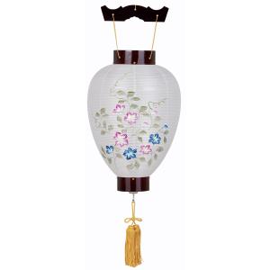 お仏壇のはせがわ 盆提灯 お盆 提灯 岐阜提灯 吊り下げ 吊下げ 壷 新盆