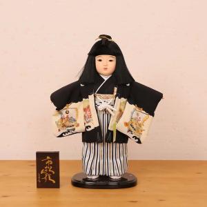 久月 市松人形 13号 男の子 ケース飾り 齊藤公司作 金糸加工 雛人形