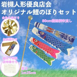 こいのぼり 室内用 岩槻人形優良店会 2019年新作 鯉幟 鯉幟 お部屋用 セット各種（フルセット） 鯉3匹6点セット 「岩槻人形優良店会」（室内用）