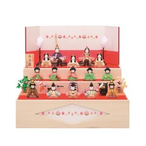 吉徳大光 15人 台段雛飾り キャラクターひな人形 ハローキティ