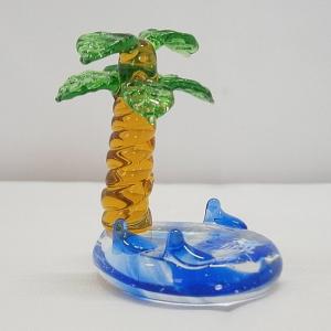 ガラス細工 動物 きりん インテリア雑貨 ミニチュア 置物【キリン