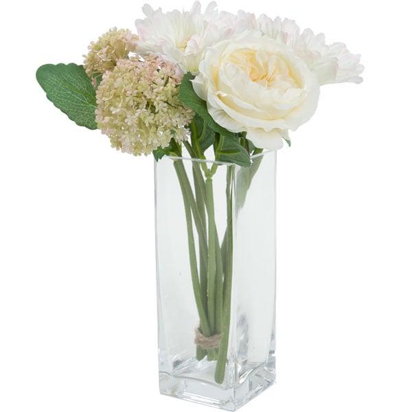 敬老の日 送料無料 花瓶 角型 7.5×7.5×20cm 名入れ フラワーベース お祝い 御礼 記念...