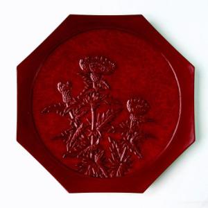 鎌倉彫 平皿 八寸 百合 : 鎌倉彫廣堂 - 通販 - Yahoo!ショッピング