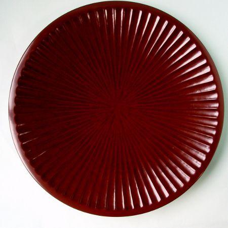 鎌倉彫 深皿 八寸 八方刀目