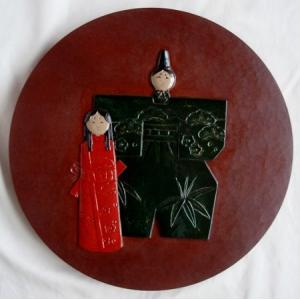 鎌倉彫 雲板 一尺 お雛様