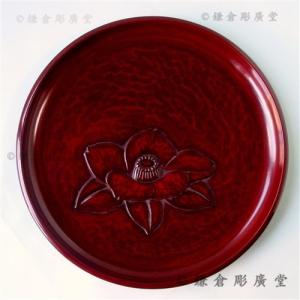 鎌倉彫 丸盆 六寸 波に千鳥 : 鎌倉彫廣堂 - 通販 - Yahoo!ショッピング