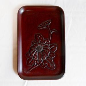 鎌倉彫 角盆 一尺×一尺 梅総柄 : 鎌倉彫廣堂 - 通販 - Yahoo!ショッピング