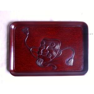 【鎌倉彫】博古堂　長方盆 鎌倉彫】博古堂 長方盆 鎌倉彫】博古堂 長方盆