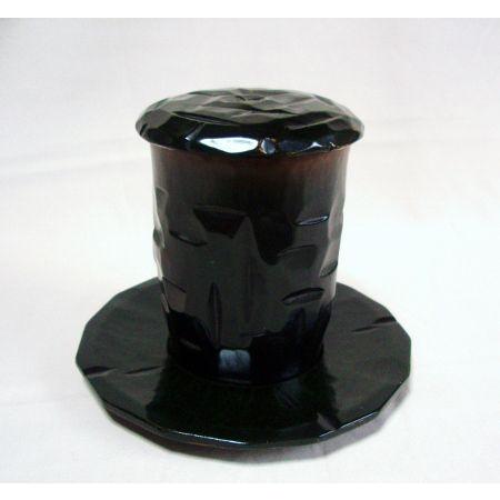 鎌倉彫 湯呑み 刀目