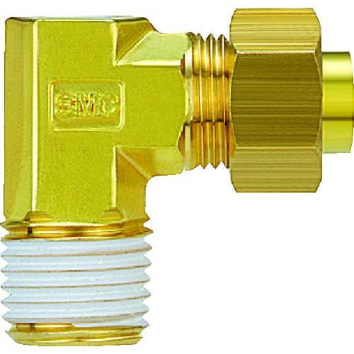 SMC インサート管継手 エルボユニオン 黄銅スリーブ 12mm 1／4 KFL12B-02S