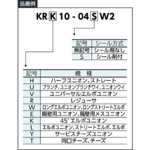 SMC 難燃性FRワンタッチ管継手 ストリート...の詳細画像1