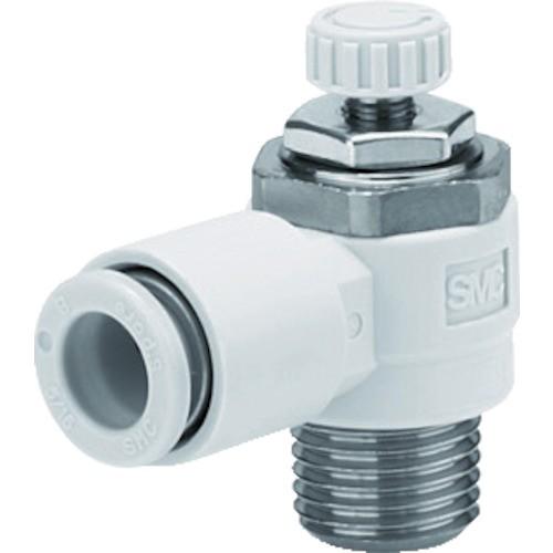 SMC ワンタッチ管継手スピードコントローラ(エルボタイプ) AS3201F-02-12