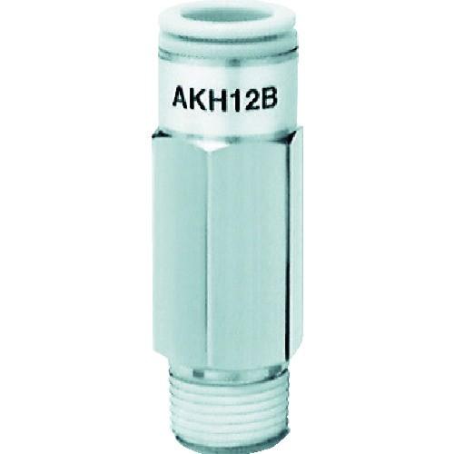 SMC ワンタッチ管継手付チェックバルブ ハーフユニオンタイプ AKH06B-02S